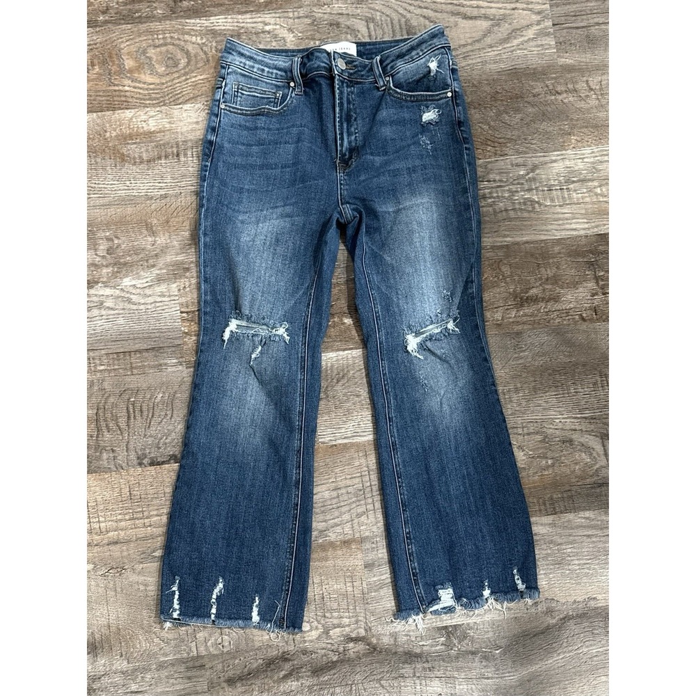Risen Women's Distressed Crop Jeans Size 11/30
